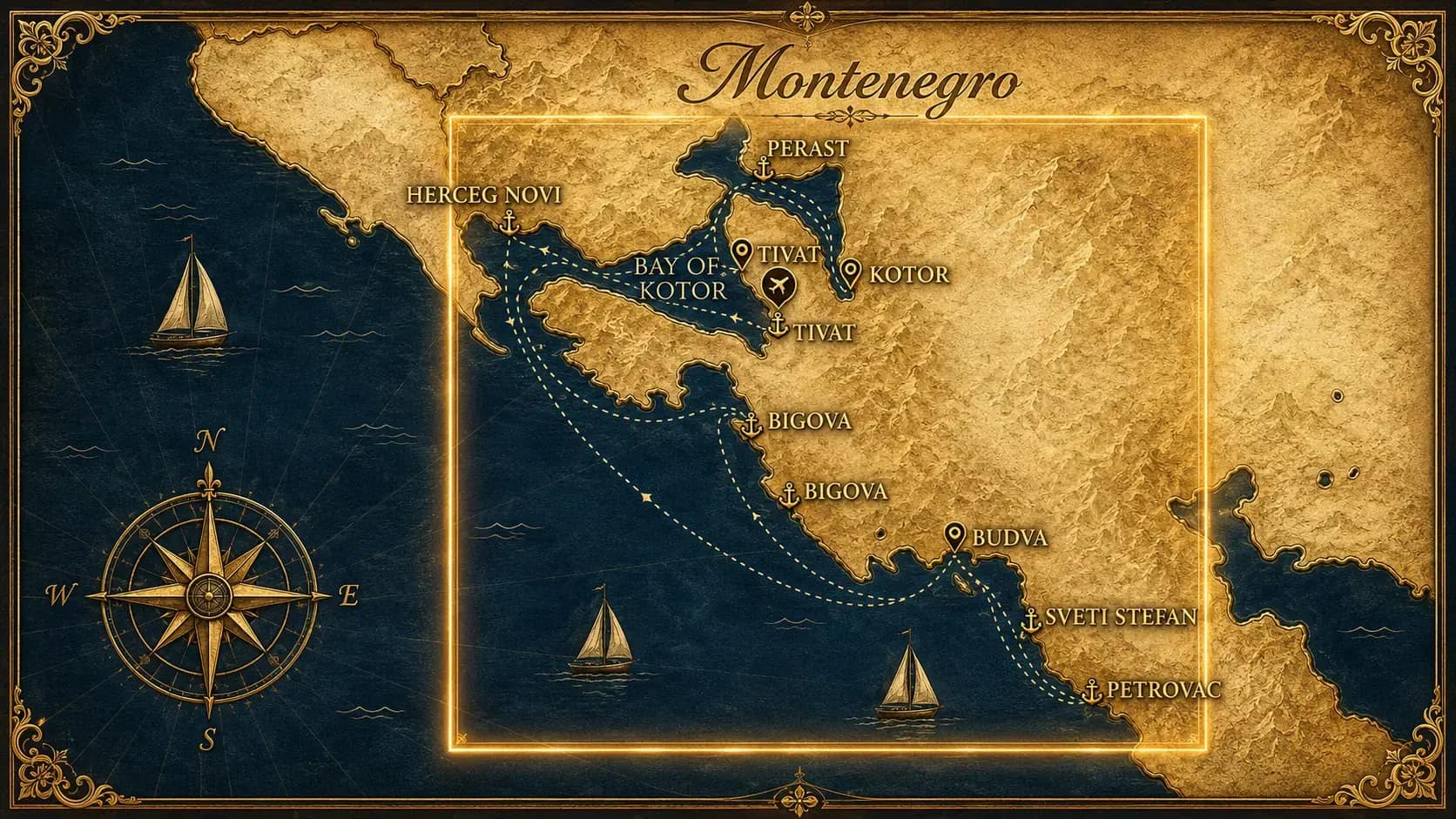 Montenegro Map