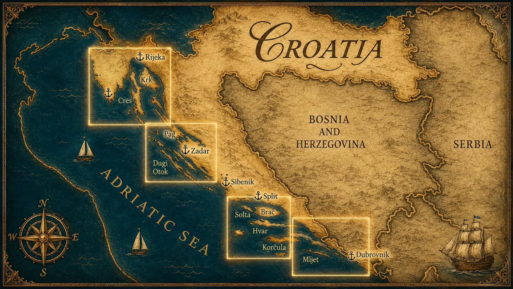 Croatia Map