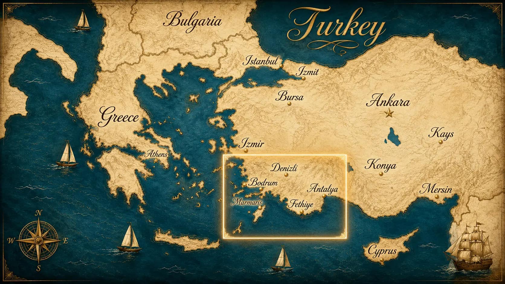 Turkey Map